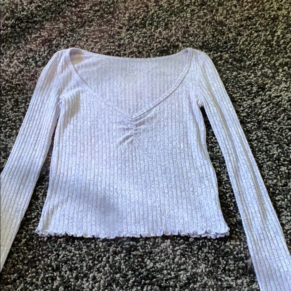 American Eagle Blue Long Sleeve XXS